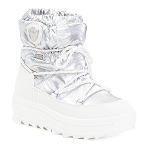 Pajar Silver and White Winter Boots
